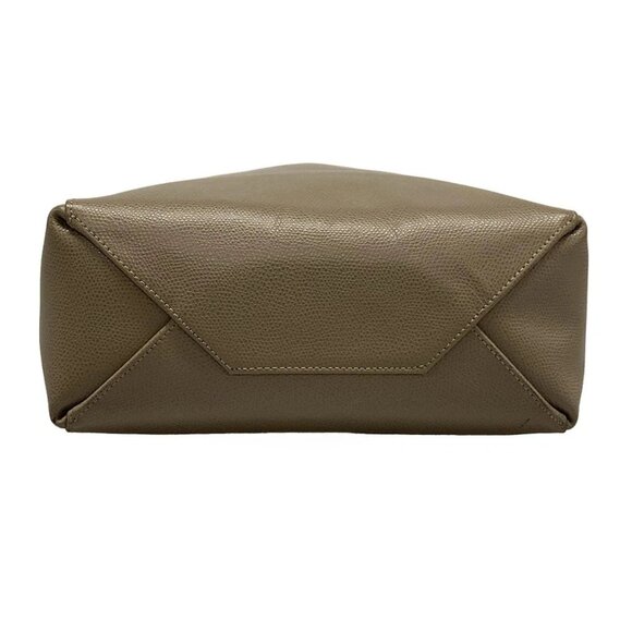 Auth CELINE Vertical Cabas Small Beige Leather Tote Bag - Picture 5 of 15